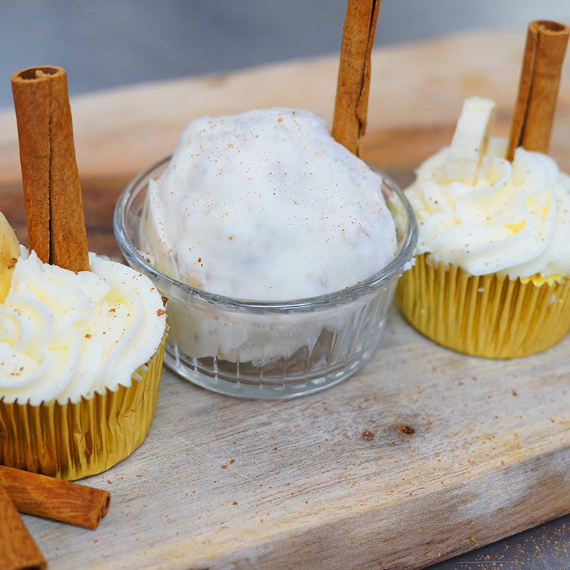 Banana Cinnamon Swirl Cheesecake Ice Cream