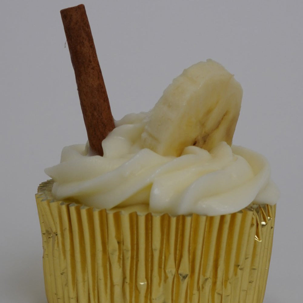 Banana Cinnamon Swirl Cheesecake Cupcake
