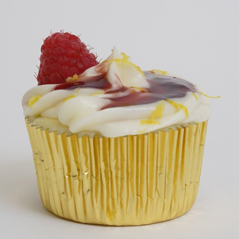 Lemon Raspberry Cheesecake Cupcakes