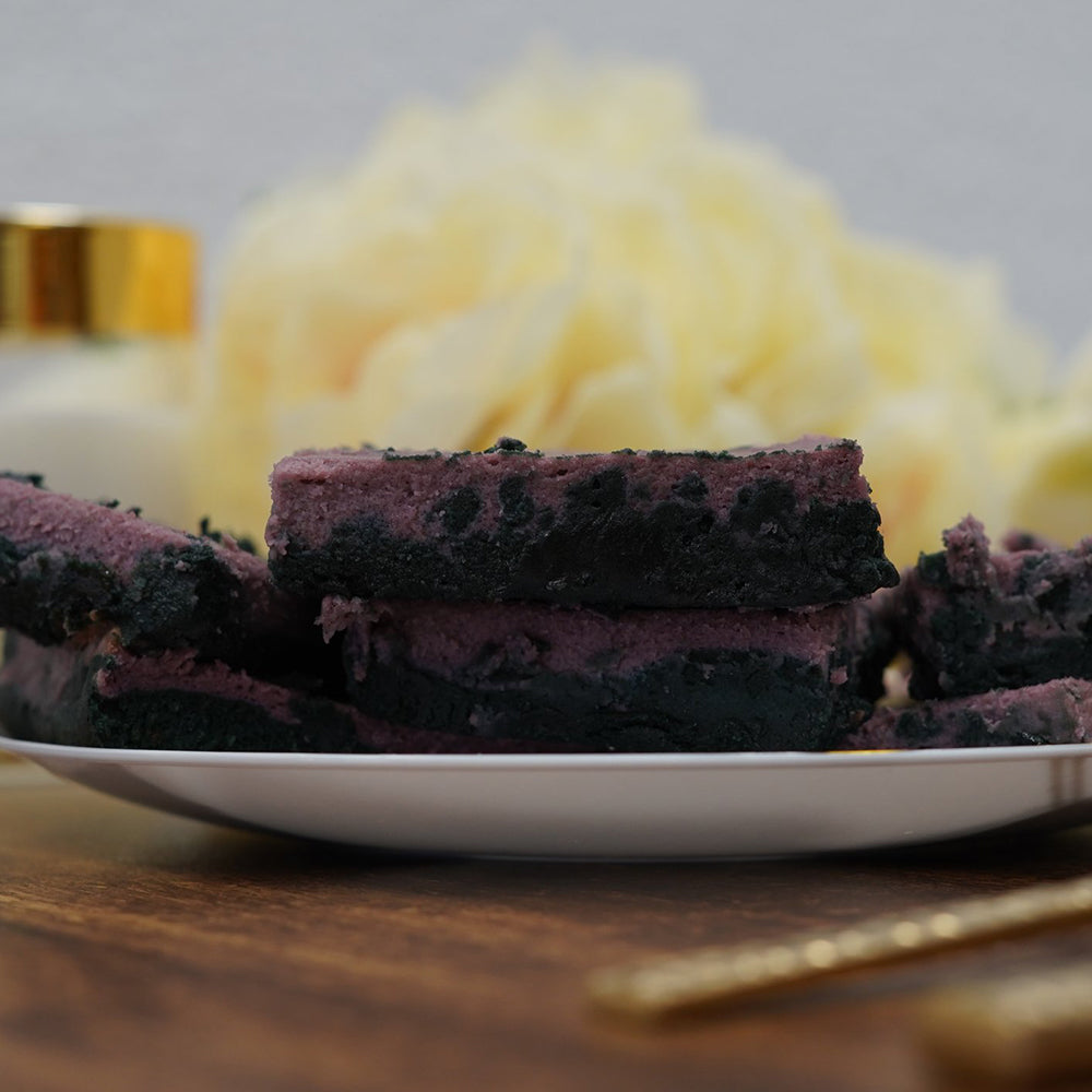 4 Inch Blue-Ray Sunrise Cheesecake Brownie