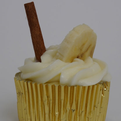 Banana Cinnamon Swirl Cheesecake Cupcake